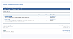 Desktop Screenshot of forum.schweisshunden.dk