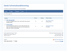 Tablet Screenshot of forum.schweisshunden.dk